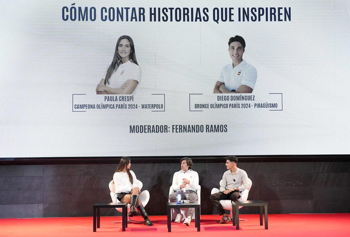 Paula Crespí y Diego Domínguez, medallistas olímpicos en París 2024.