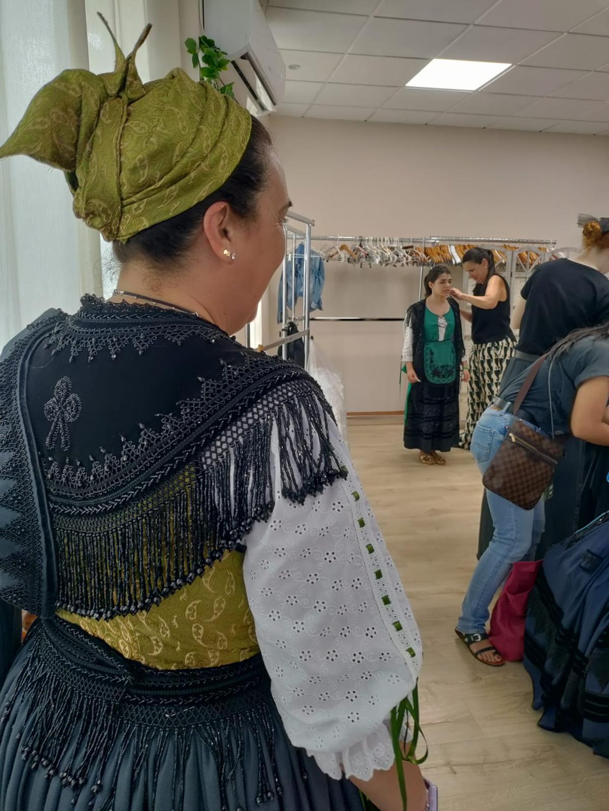 El ritual del traje de aldeana