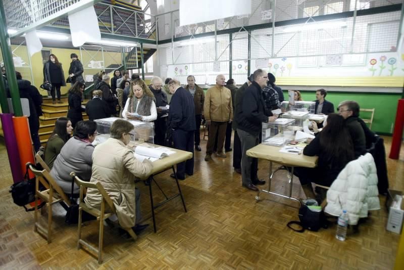 Jornada electoral en Zaragoza