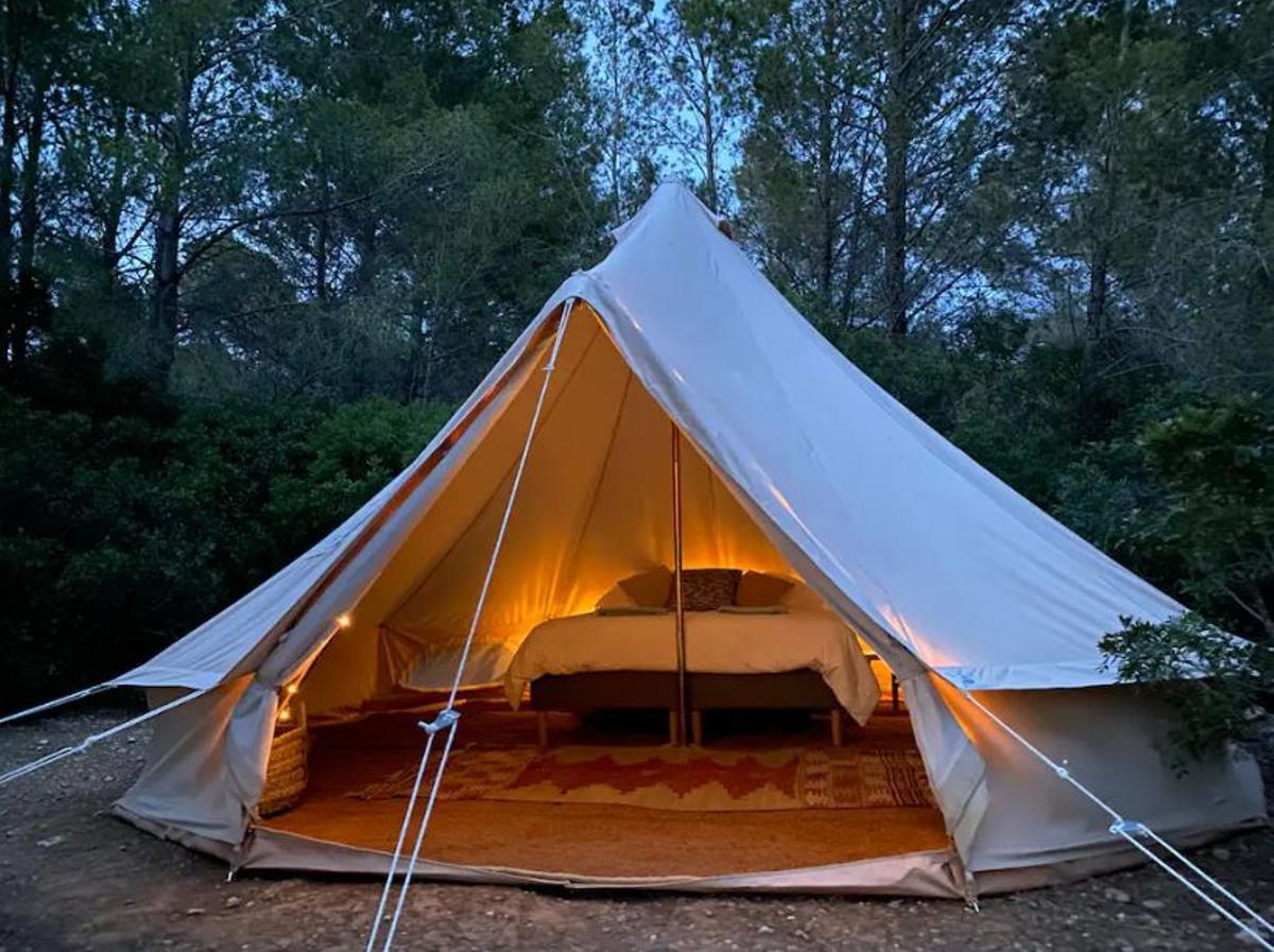 Se alquila yurta, cabaña o tienda de campaña en plena naturaleza en Ibiza