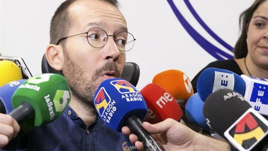 Echenique pide a los militantes de Podemos que tomen nota de la abstención del PSOE