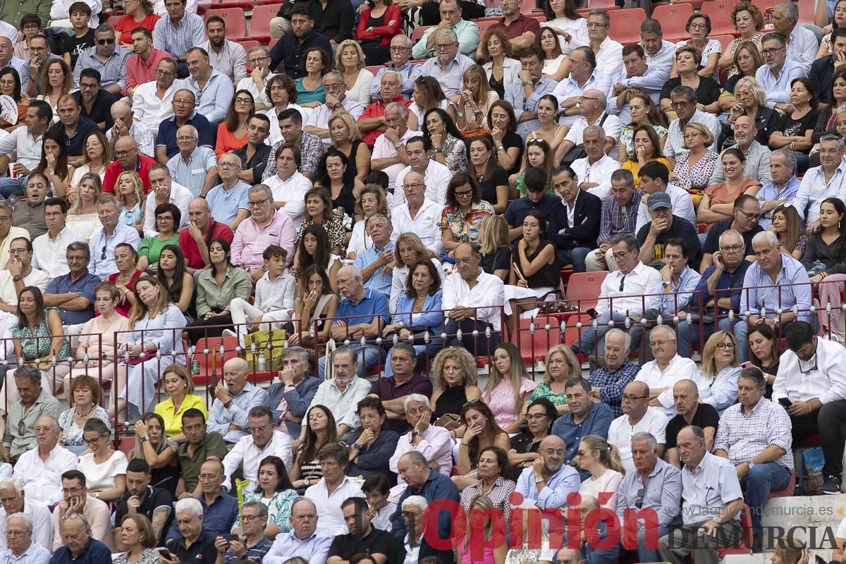 Cuarta corrida en la Feria Taurina de Murcia (Castella, Manzanares y Ureña)