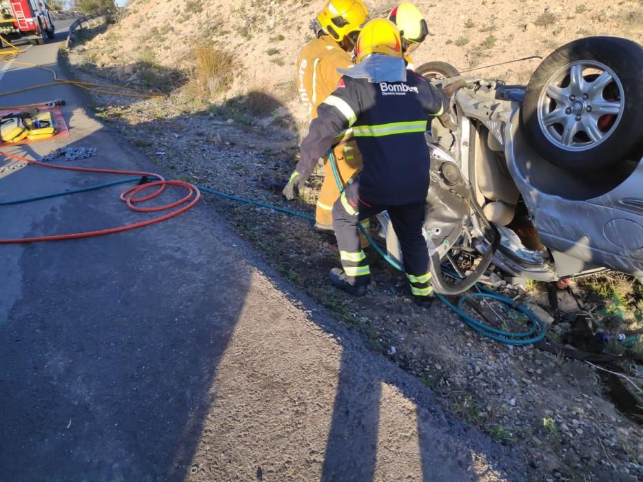 En el siniestro, que ha obligado a cortar el tráfico, se han visto involucrados dos vehículos