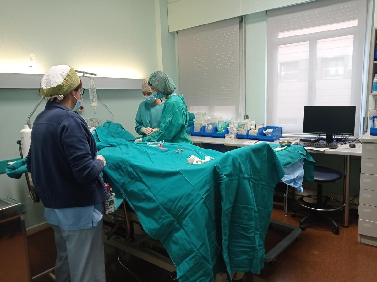 Profesionales de Enfermería del Hospital Miguel Servet, en una imagen de archivo.