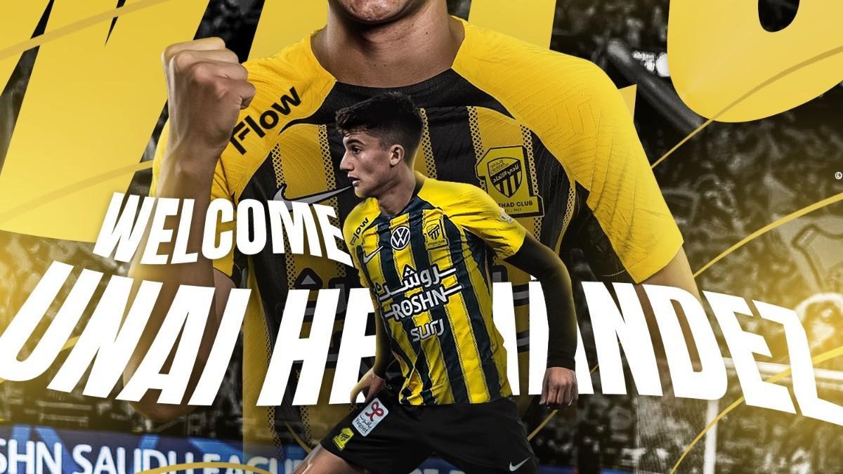 Unai Hernández, nuevo jugador del Al-Ittihad