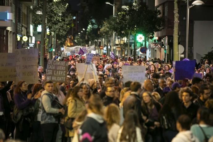 08.03.19. Las Palmas de Gran Canaria. Manifestación Día de la Mujer 8M. Foto Quique Curbelo
