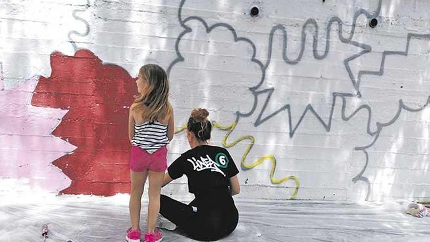 Un mural educativo en Palma