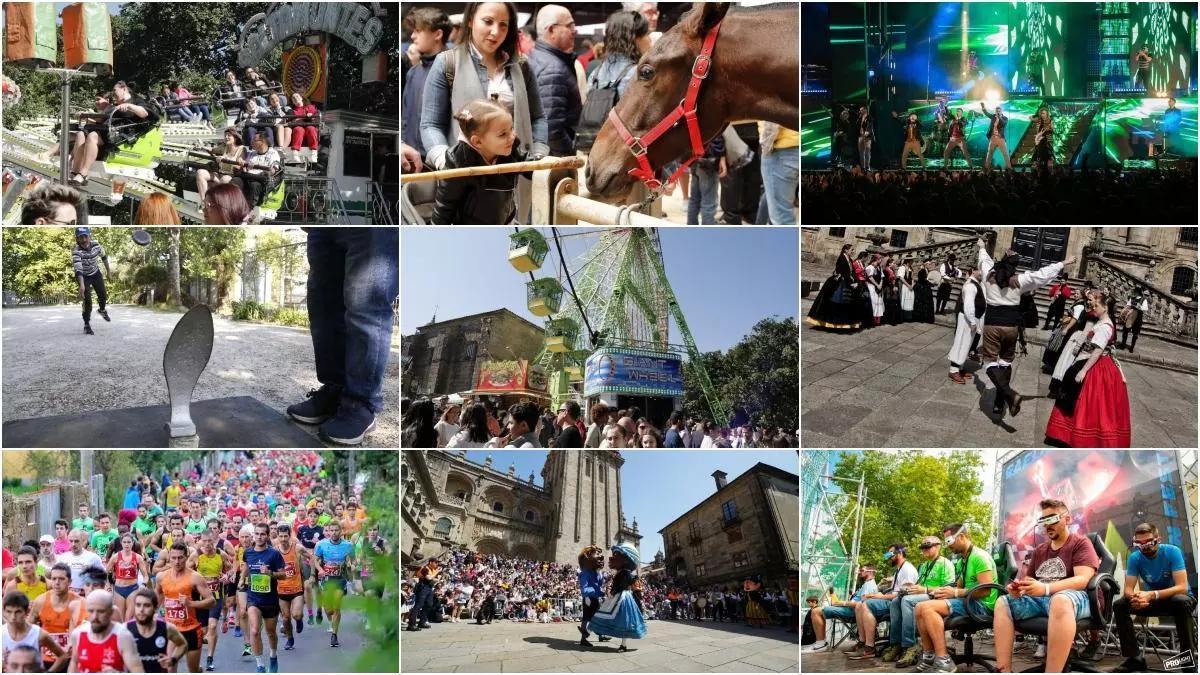 La Fiesta de la Ascensión de Santiago de Compostela se celebra del 8 al 12 de mayo.