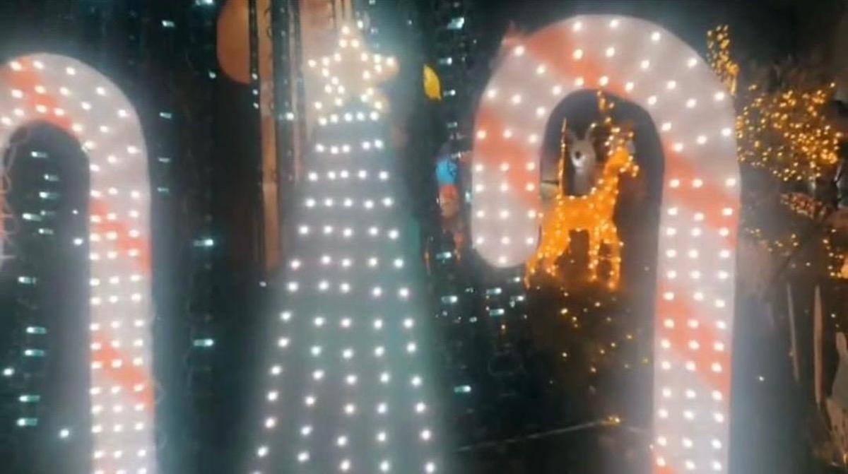 Galería | Casa con iluminación navideña