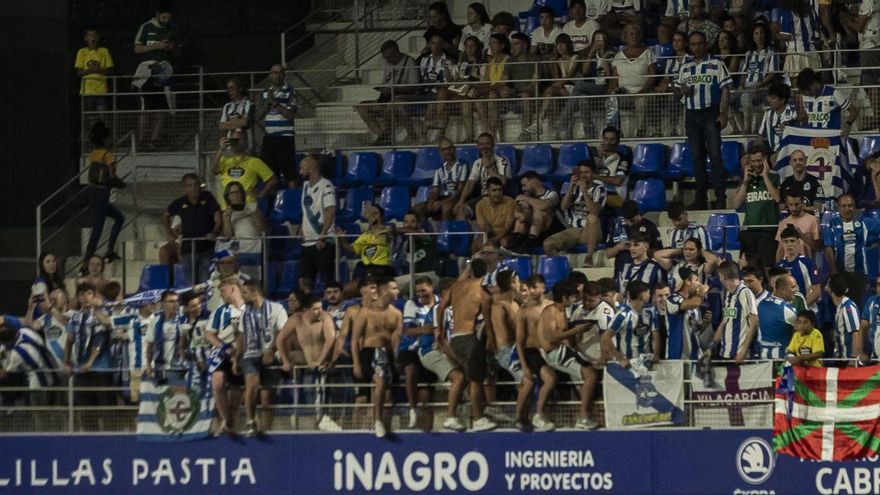 La afición del Dépor agota las entradas a Tenerife en solo un día