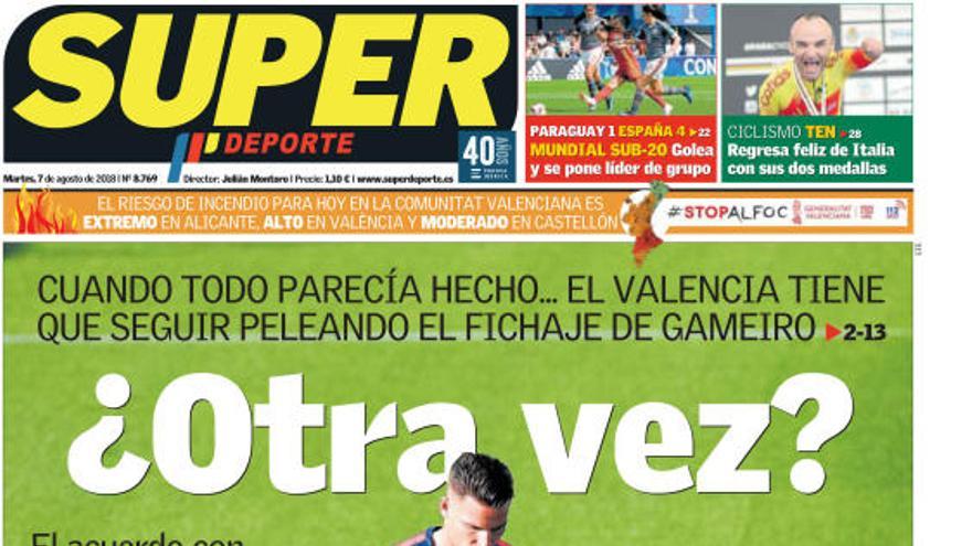 Gameiro, Montoya, Kovacic, Vidal, en las portadas deportivas