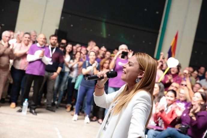 Mitin de Podemos en Las Palmas de Gran Canaria