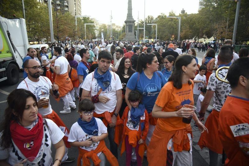 Las peñas de la Federación vuelven a tomar la calle en su maratón de charangas