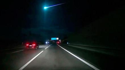 Así ha sido el momento exacto en el que un meteorito ha cruzado el cielo de España