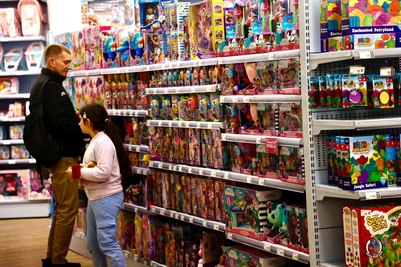 Compra de juguetes en las tiendas de Valencia