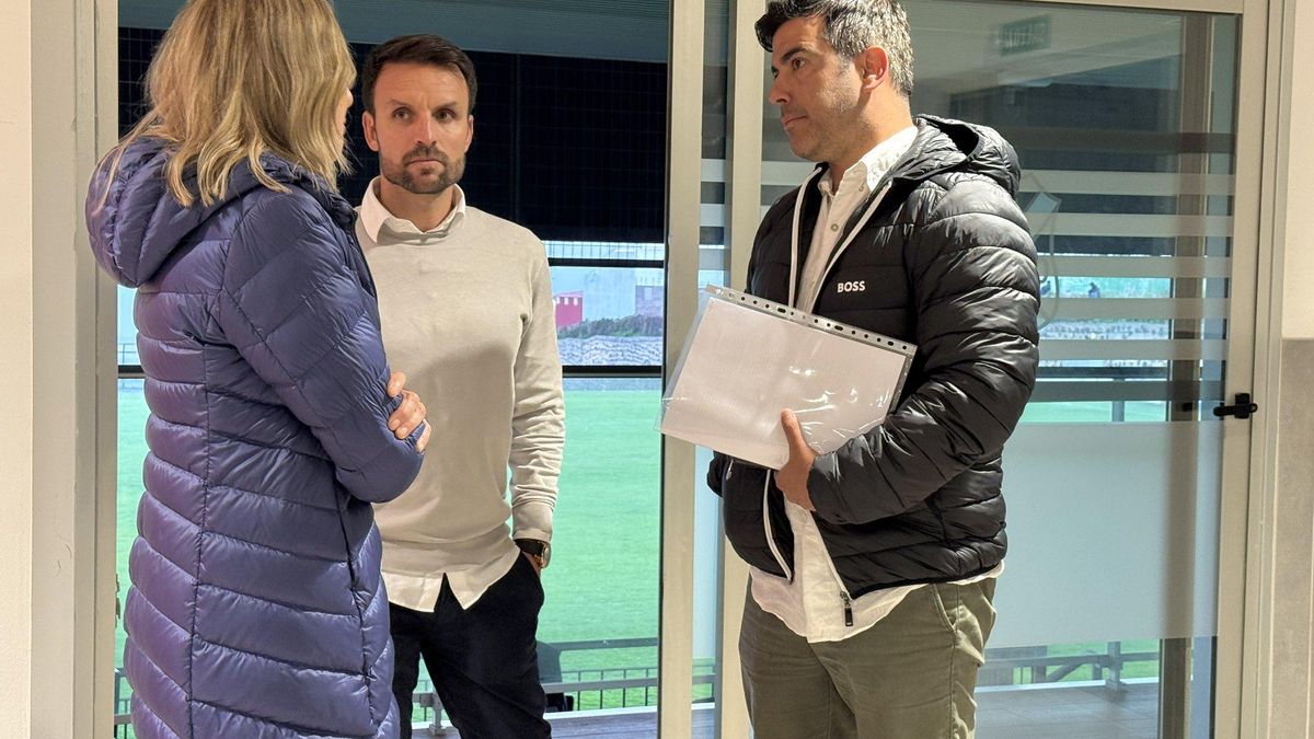 Ayoze y Rayco, en la Ciudad Deportiva.