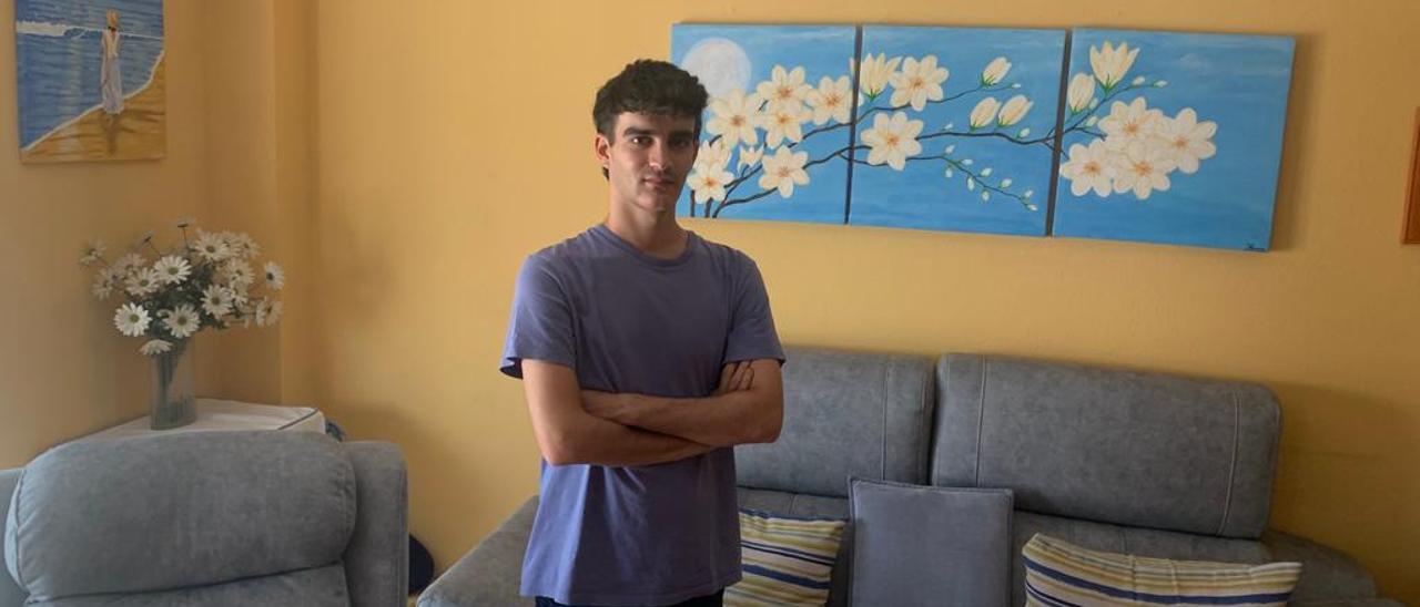 Iván Escobar, el joven de 22 años al que han estafado al intentar alquilar un piso