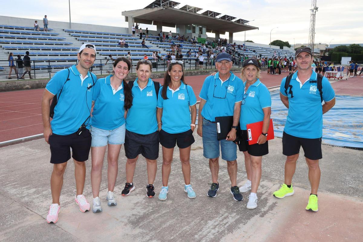 Foto de familia de los jueces del Campeonato de Baleares
