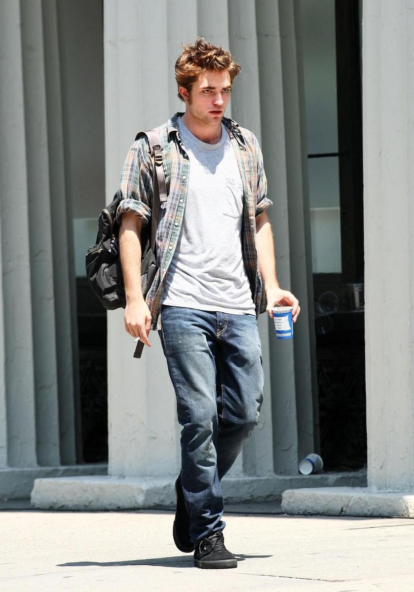 Robert Pattinson rodando Remember me'