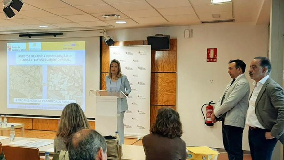 Imagen de la jornada sobre concentración parcelaria entre Castilla y León y Portugal