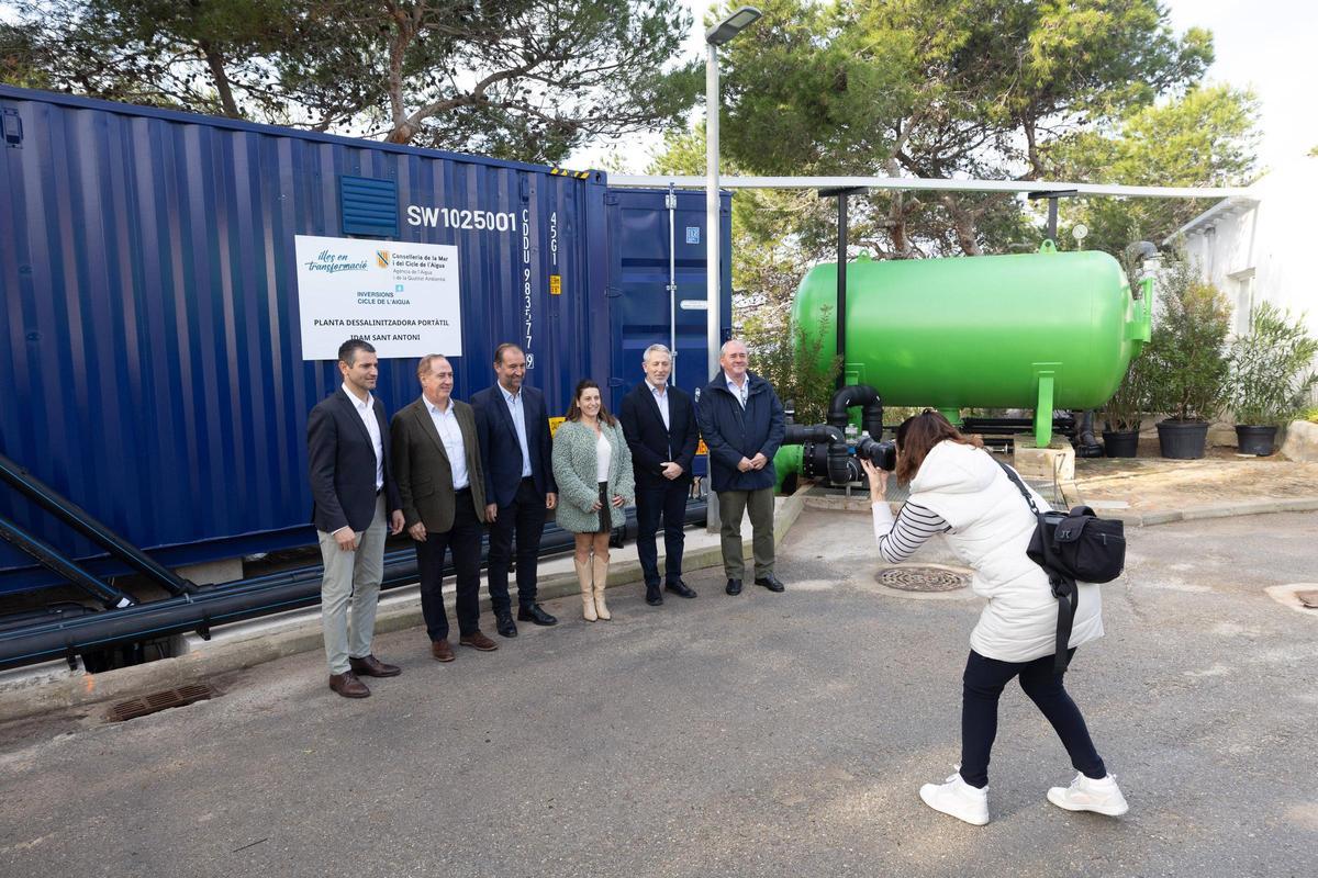 Todas las imágenes de la puesta en marcha de la desaladora de Sant Antoni