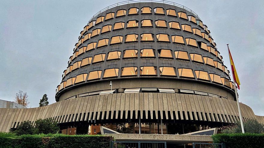 Façana de la seu del Tribunal Constitucional, a Madrid | EP