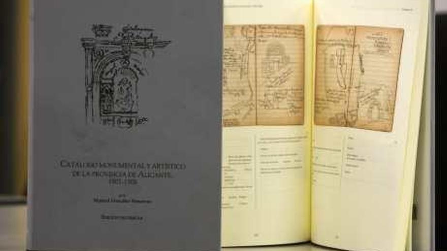 El Gil-Albert recupera un catálogo del patrimonio alicantino perdido en el 36