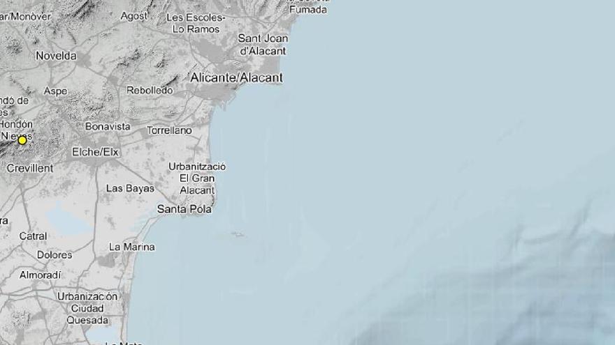 Terremoto en Crevillent de 1,7 grados