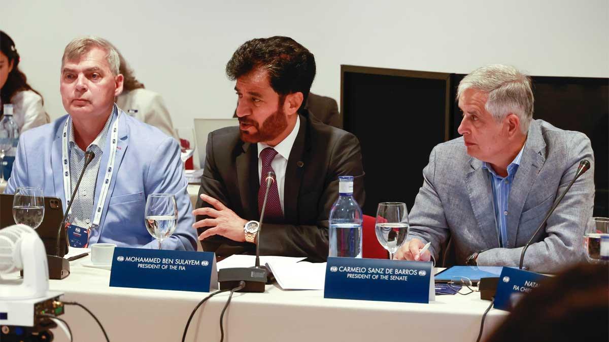 El presidente de la FIA, Ben Sulayem preside la Asamblea en Córdoba