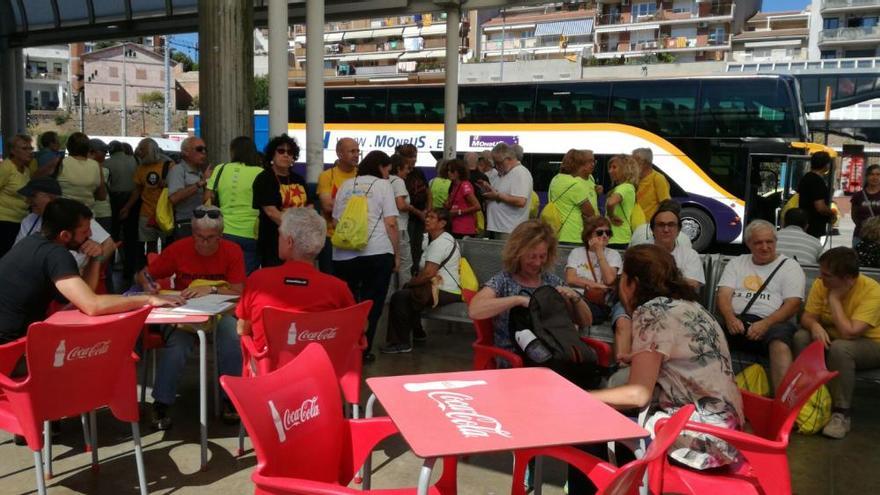 Manresa i el Bages es mobilitzen per la Diada a Barcelona