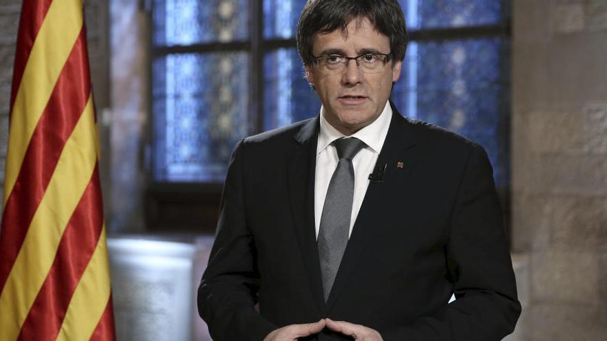 Puigdemont: «L&#039;any que ve no seré president» de la Generalitat