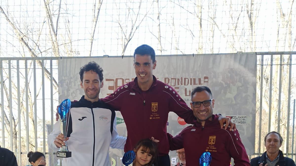 Rubén Sánchez Domínguez, en el podio