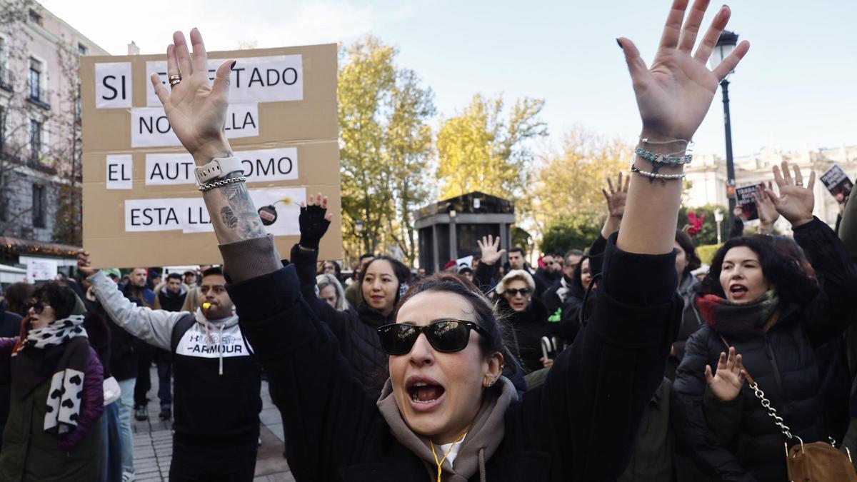 Protesta por la inaccesibilidad de la vivienda