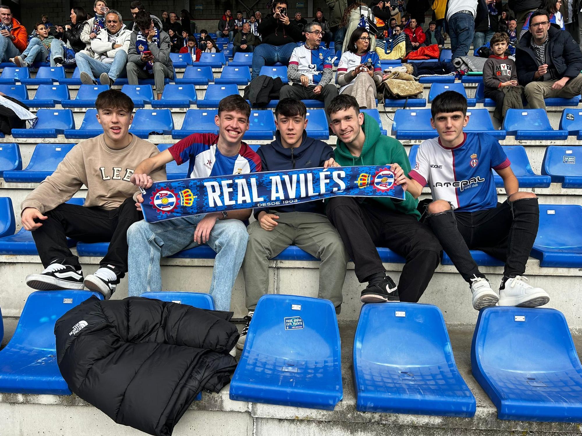 EN IMÁGENES: Así ha sido la victoria del Avilés en el derbi asturiano ante el Langreo