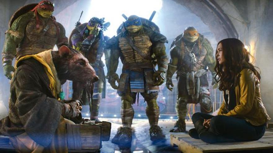 Un fotograma de &#039;Ninja Turtles&#039;.