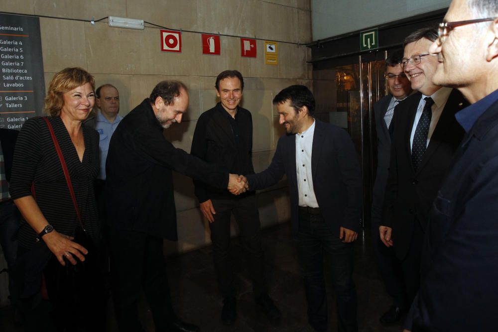 Entrega del premio Julio González a Andreu Alfaro