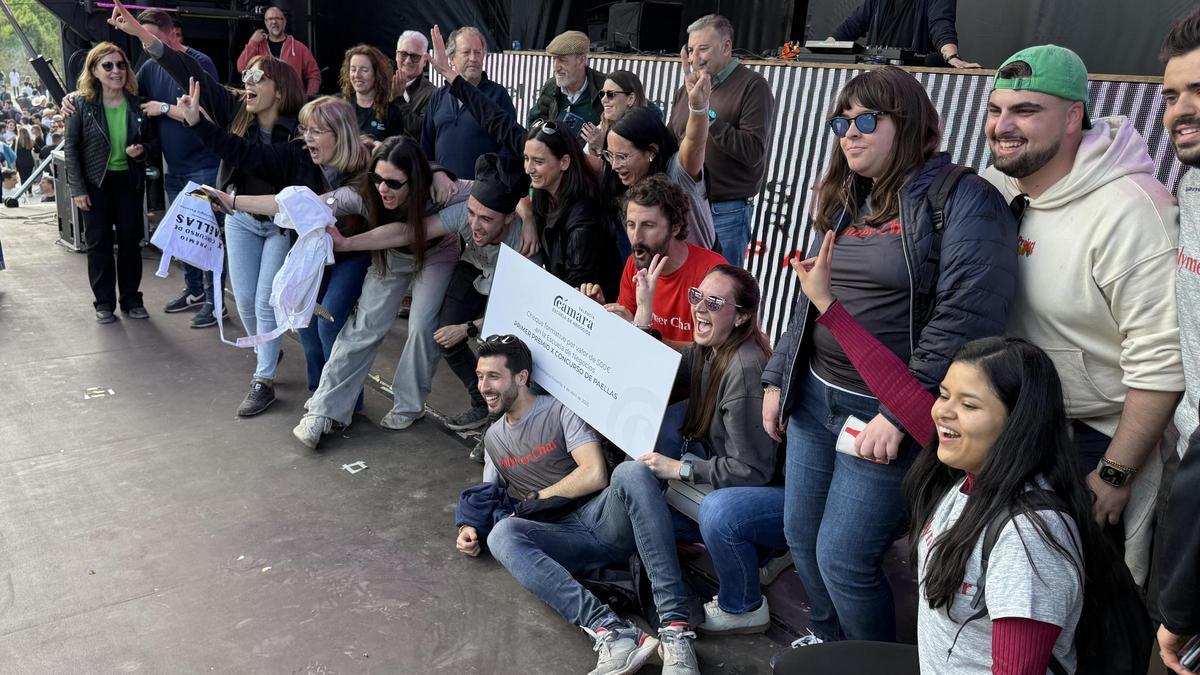 Ganadores el concurso de paellas, Polymer Char.