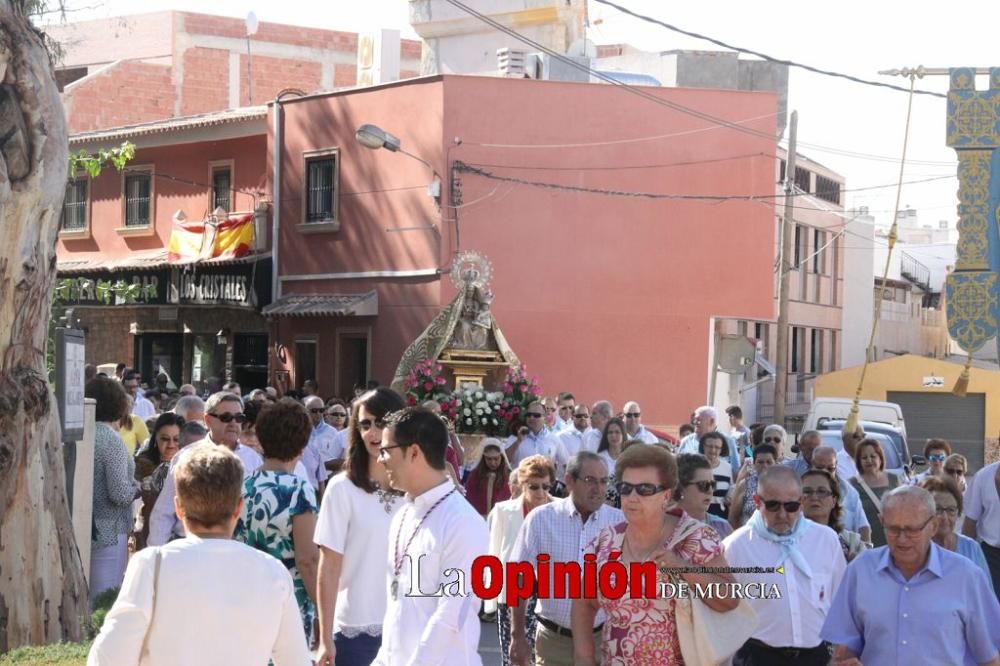 La Virgen de las Huertas llega a Lorca para las fiestas