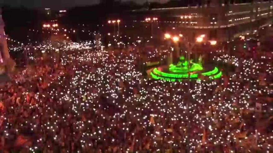 Multitudinària manifestació sobiranista a Madrid