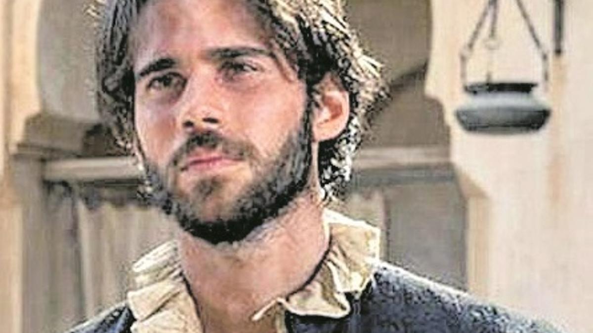 El actor Julio Peña como Cervantes en 'El cautivo', la película de Alejandro Amenábar.