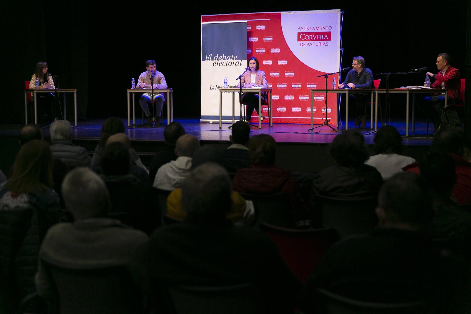 EN IMÁGENES, el debate electoral organizado por LA NUEVA ESPAÑA en Corvera