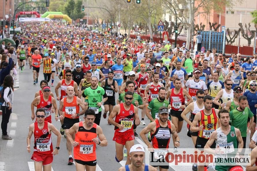 Media Maratón de Murcia: salida