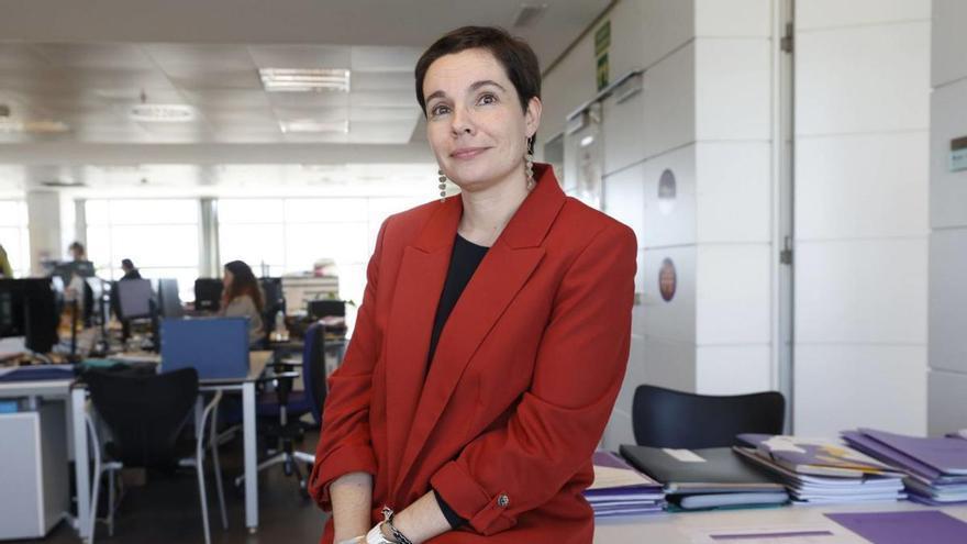 Vanesa Fernández, en las dependencias del Instituto Asturiano de la Mujer.   | LUISMA MURIAS
