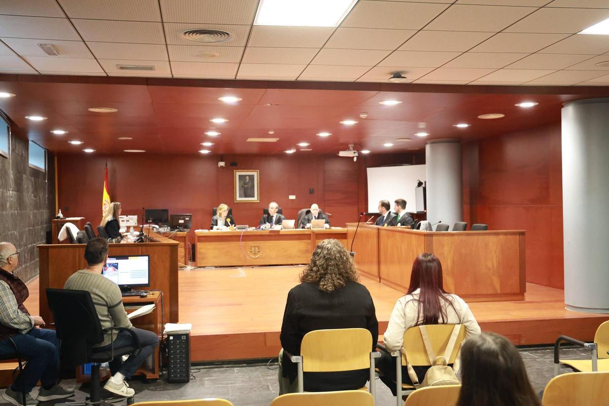 Imagen del juicio en la Audiencia Provincial de Cáceres.