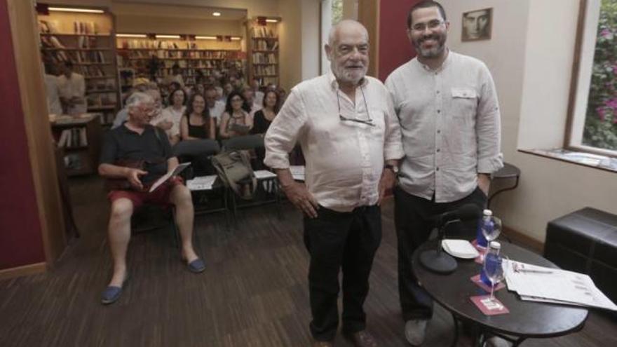 Antoni Tarabini y Andreu Grimalt presentaron en Literanta el número 300 de Quaderns Gadeso.