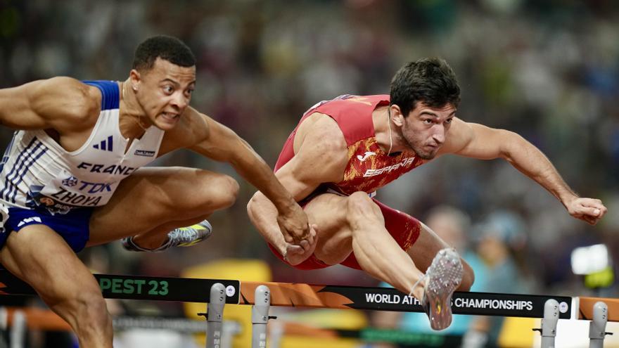 Quique Llopis se queda a solo cinco centésimas de la final en el Mundial de Budapest