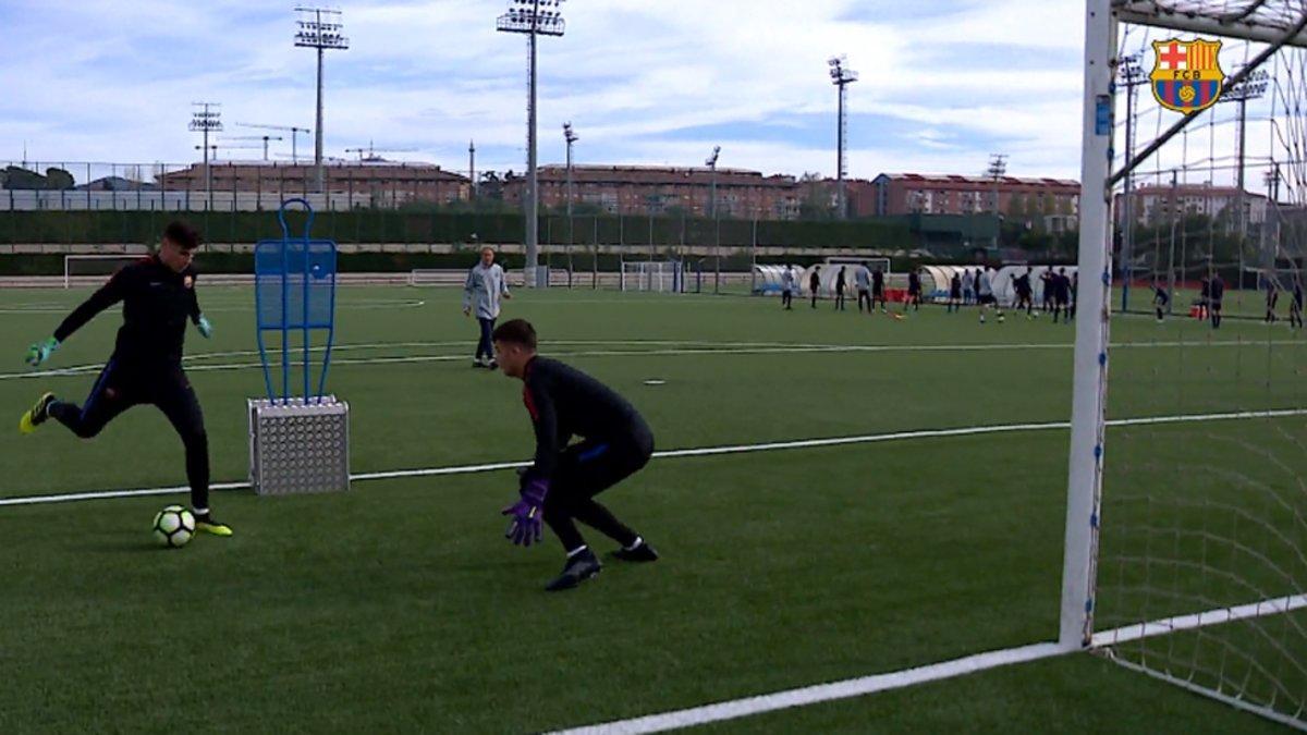 Una tremenda granizada blanquea la Ciutat Esportiva Joan Gamper