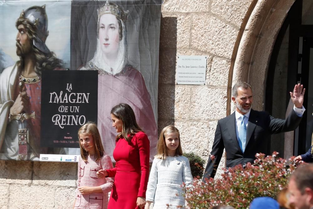 Visita de la Casa Real a Covadonga