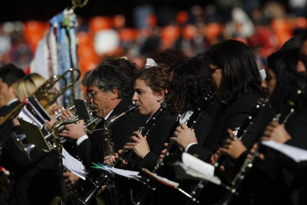 La Sociedad Musical La Lira de Chulilla puso música a la victoria del Valencia