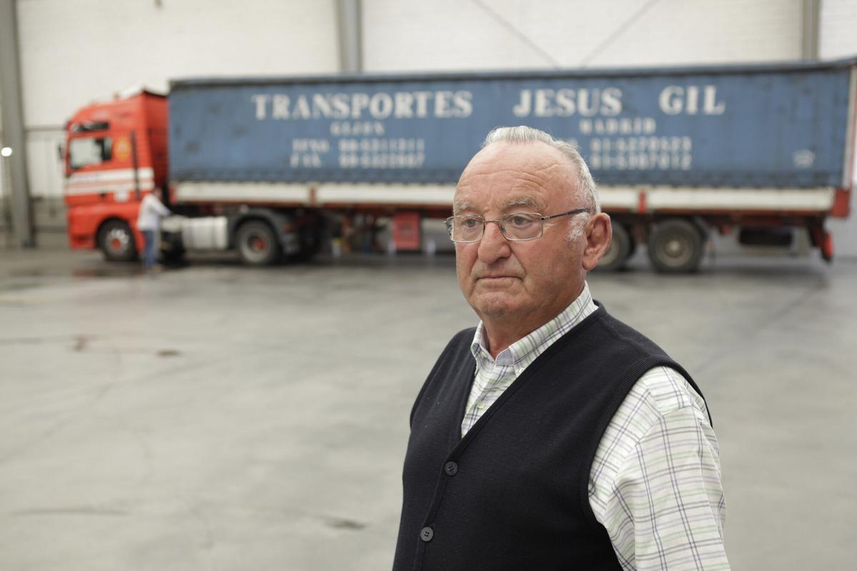 JESUS GIL MORENO. FUNDADOR DE LA COMPAÑIA. COMPAÑIA DE TRANSPORTES JESUS GIL S. L. GIJON